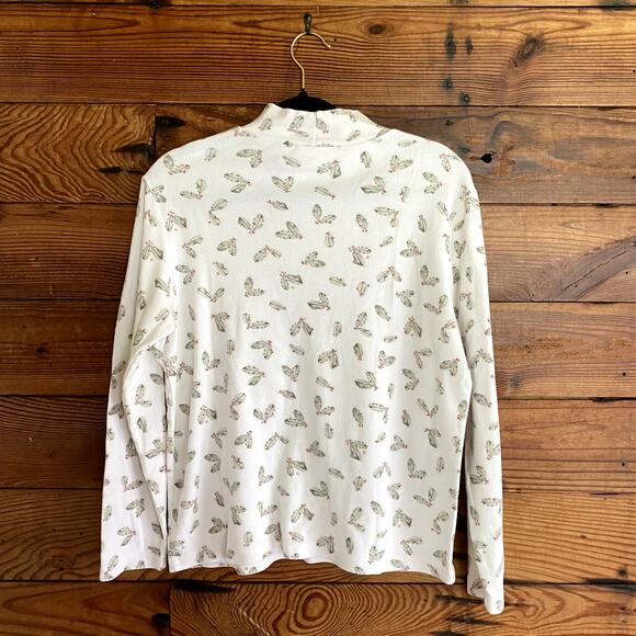 Croft & Barrow holly mock turtleneck top medium - Picture 4 of 4